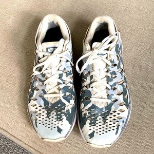 Nike grey camo sneakers